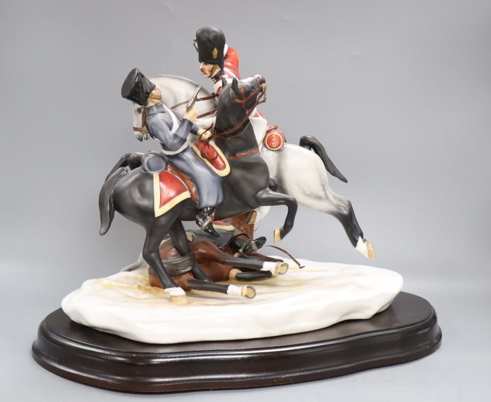 A Michael Sutty limited edition group, The Charge of the Heavy Brigade at Balaklava 25th October 1854, No. 26/100